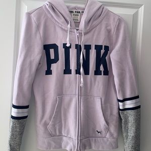 Pink Zip Up Hoodie